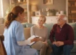 Seniors asking caregiver questions